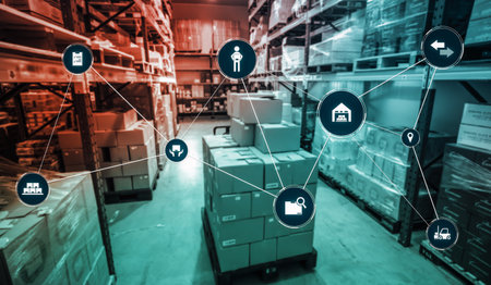 Smart warehouse management system with innovative internet of things technology to identify package...