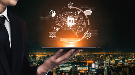 AI assistant with LLM, big data, machine learning, and generative AI powers prompt engineering and...