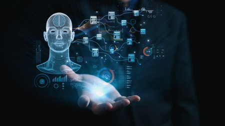 AI transforms how we manage digital data. From smart indexing to AI-driven search, file handling becomes intelligent. AI file management improves speed, accuracy, and data organization.の写真素材