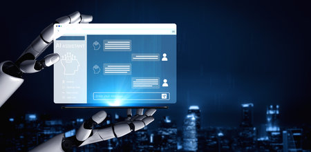 AI Virtual Assistant Artificial Intelligence Chatbot Controlled by Prompt Engineering for...