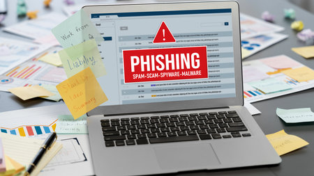 Sticky note for creative and analytic brainstorm for business idea with BI data dashboard on laptop screen. Analysis financial data visualization tech for marketing strategy.の写真素材