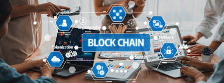 Explore the integration of blockchain technology in a modern business setting, highlighting...