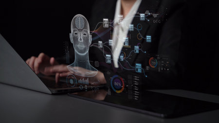 AI transforms how we manage digital data. From smart indexing to AI-driven search, file handling becomes intelligent. AI file management improves speed, accuracy, and data organization.の写真素材