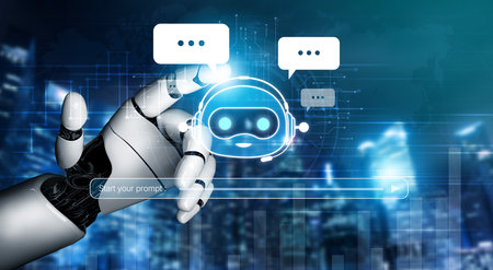 AI chatbot assistant uses LLM and deep learning to deliver smart business support with explainable...