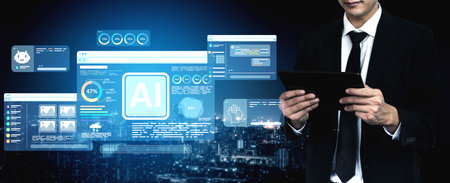 AI assistant with LLM, big data, machine learning, and generative AI powers prompt engineering and...