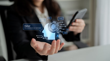 Conversational AI assistant enhances chatbot interaction. AI assistant supports queries, answers...