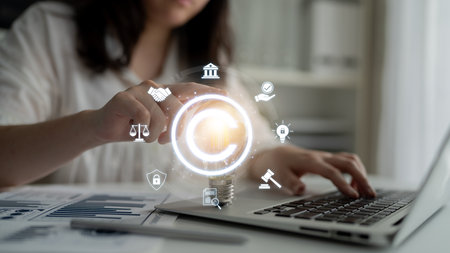 Copyright protection highlights copyright, intellectual property, and legal ownership through law,...