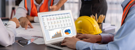 Business data dashboard provide business intelligence analytic for marketing strategy planning brisk...