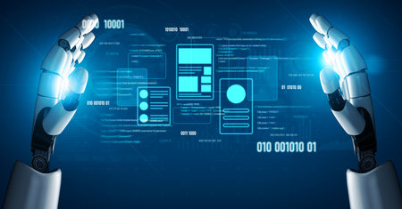AI designing UI UX interface, optimizing application layout, reviewing structure, and aligning code...