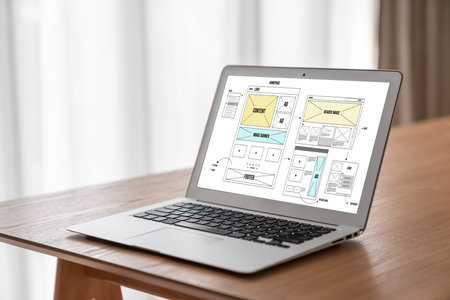 Website design software provide modish template for online retail business and e-commerce