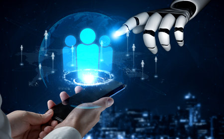 AI expands business networking using smart platforms and virtual assistants to foster digital...