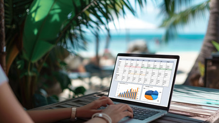 Business data dashboard provide business intelligence analytic for marketing strategy planning brisk with big data set to analyze customer demands and foreseeing business futureの素材