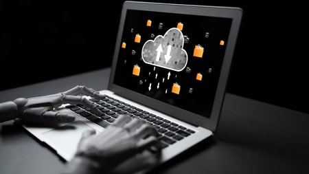 AI artificial intelligence optimizes cloud infrastructure with virtual assistants and intelligent...