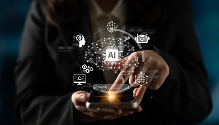 AI assistant with LLM, big data, machine learning, and generative AI powers prompt engineering and...