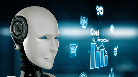 AI artificial intelligence drives cost-saving initiatives via process automation, virtual resource...