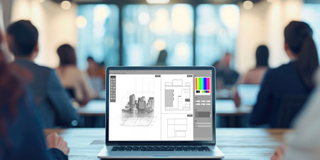Architectural design brisk software application for architect business and professional designerの素材