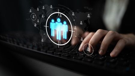 Target audience analysis enhances marketing with segmentation, smart profiling, and personalized strategies for improved audience targeting and campaign efficiency.の写真素材