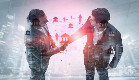 Online banking and digital banking innovation combining finance and technology, optimizing online banking systems, mobile banking services, and fintech for seamless experience. Splineの写真素材