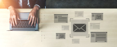 Email productivity tools improve communication, inbox control, and workflow for efficient, professional digital business operations. Vouchの写真素材
