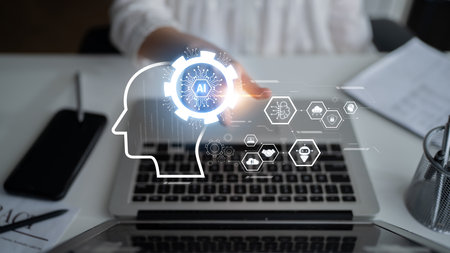 AI integrated with human cognition, supporting decision-making, automation, robotics, data analysis,...
