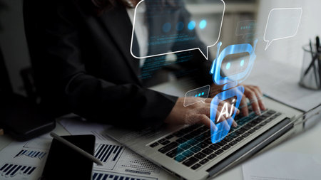 AI Virtual Assistant Artificial Intelligence Chatbot Controlled by Prompt Engineering for...