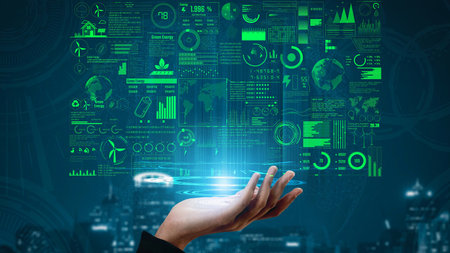 Sustainable business practices, green innovation, eco-friendly solutions, climate action, and...