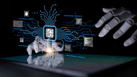 AI Assistant Brain Processor with LLM Technology, Big Data, Machine Learning, Generative AI for...