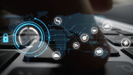 Cyber security protection and cyber security strategies against cyber threats, system hacks, digital...