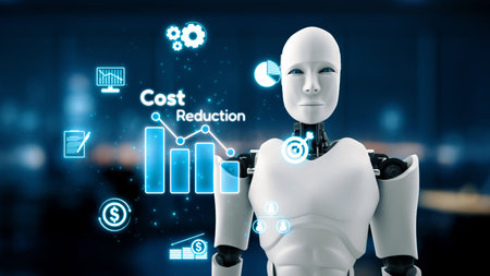 AI artificial intelligence drives cost-saving initiatives via process automation, virtual resource...