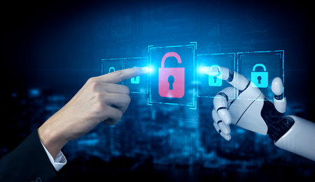 AI system identifies potential data vulnerabilities and alerts for breaches, improving proactive...