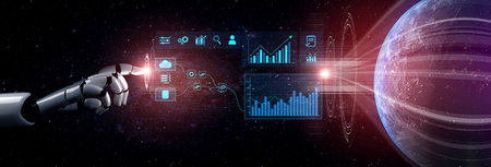 AI-generated interface showing seamless data integration from cloud and database into automated...