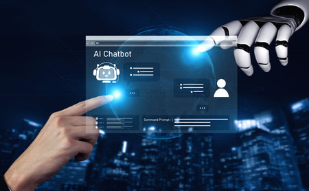 AI Virtual Assistant Artificial Intelligence Chatbot Controlled by Prompt Engineering for...