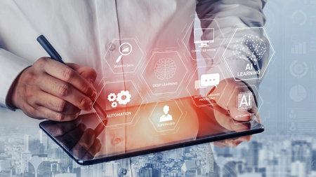 AI learning system involves deep learning, supervised machine learning, and natural language...