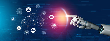 AI enhances cloud computing by optimizing service, cloud, and network integration for efficient...