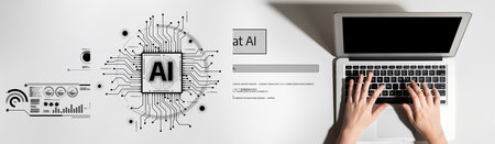 AI assistant with LLM, big data, machine learning, and generative AI powers prompt engineering and...