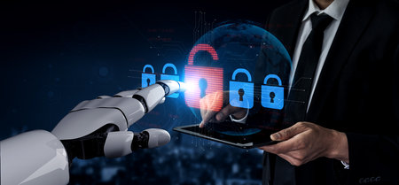 AI system identifies potential data vulnerabilities and alerts for breaches, improving proactive...