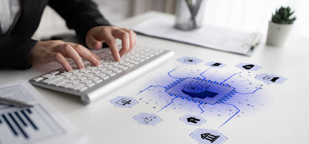 AI system integration connects AI, system, and integration across digital networks to enhance...