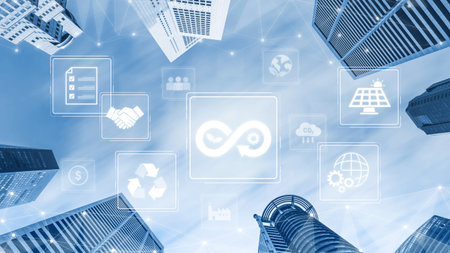 Circular economy supports sustainable development. Circular economy reduces waste, circular economy...
