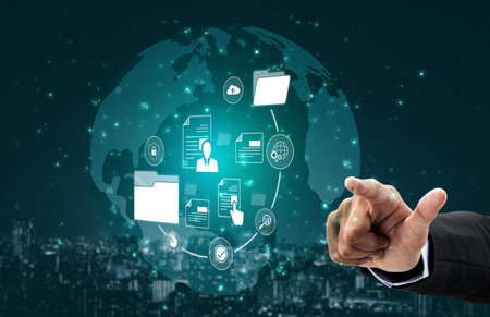 Document management system for secure file storage, organized access, and efficient digital workflow...