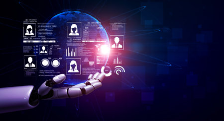 AI safeguards digital identity with smart authentication, secure login systems, and virtual...