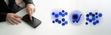 AI-powered e-commerce ecosystem connecting customer data, marketing, logistics, product management,...