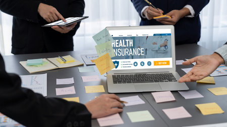 Health insurance web site brisk registration system for easy form filling