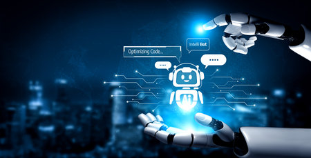 AI Virtual Assistant Artificial Intelligence Chatbot Controlled by Prompt Engineering for...