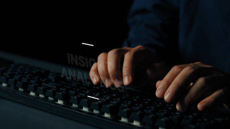 Hands Typing on Keyboard in Dark Environment for Data Analysis and Research Insights. Asymptotic...