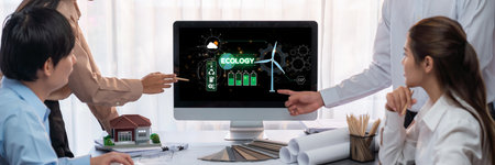 Computer Software Leading the Way in Green Business strategy and Sustainability, promoting...