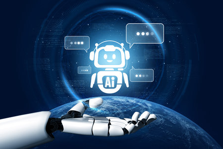 AI Virtual Assistant Artificial Intelligence Chatbot Controlled by Prompt Engineering for...