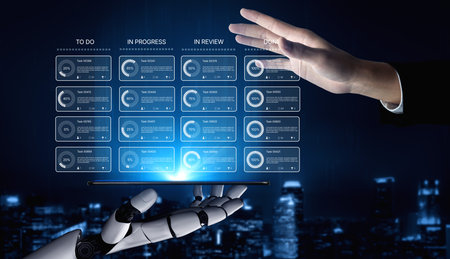 AI improves kanban dashboard for task management by optimizing priorities, tracking team progress,...
