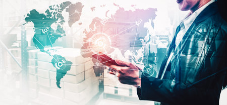 Smart warehouse management system with innovative internet of things technology to identify package...