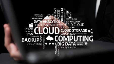 Explore the essential elements of cloud computing, including data analytics and security, showcasing...