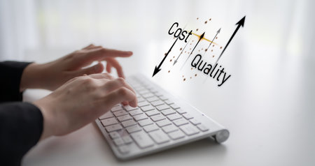 Increase quality and reduce cost represent quality, cost, and performance optimization for business...
